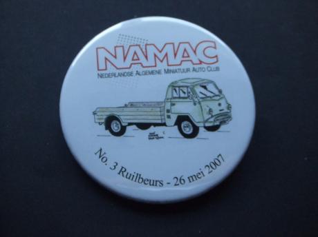 NAMAC ruilbeurs voor miniatuurauto's in Houten, No 3, 26-5-2007.Ford Thames 400E ( gemaakt door Ford UK) 1960